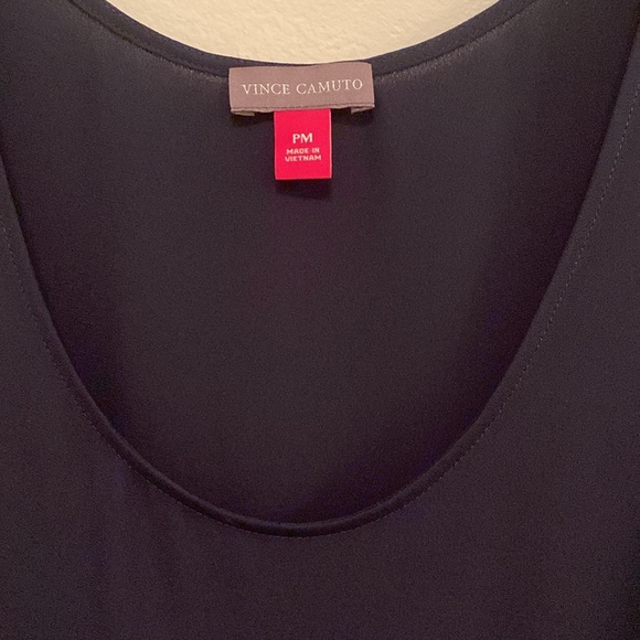 Vine Camuto Sleeveless Peplum Blouse - Picture 2 of 4